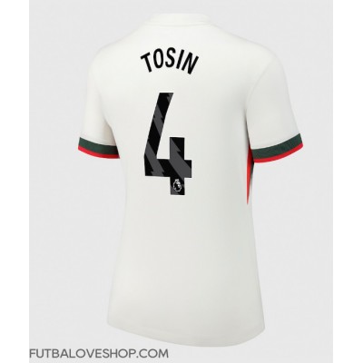 Dres Chelsea Tosin Adarabioyo #4 Preč pre Ženy 2025-26 Krátky Rukáv Dres Chelsea Tosin Adarabioyo #4 Preč pre Ženy 2025-26 Krátky Rukáv